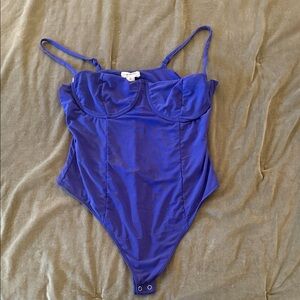 Good American Vibrant Blue Bodysuit